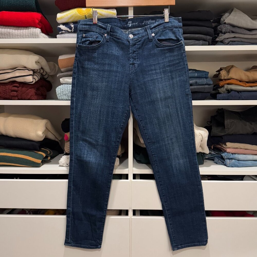 7 for All Mankind Josefina Skinny Boyfriend Jeans